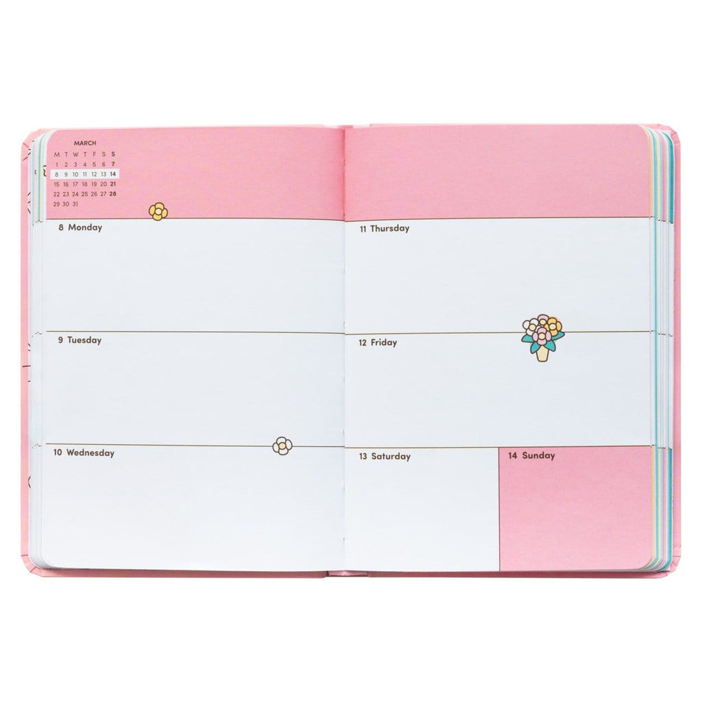 Productafbeelding Pusheen Tropical Vacation academische planner 2026/27 A6