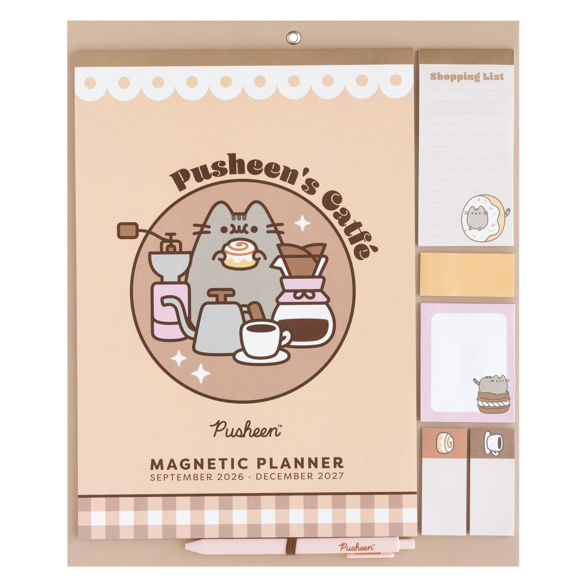 Productafbeelding Pusheen magnetische planner 2026/27 30 x 35 cm