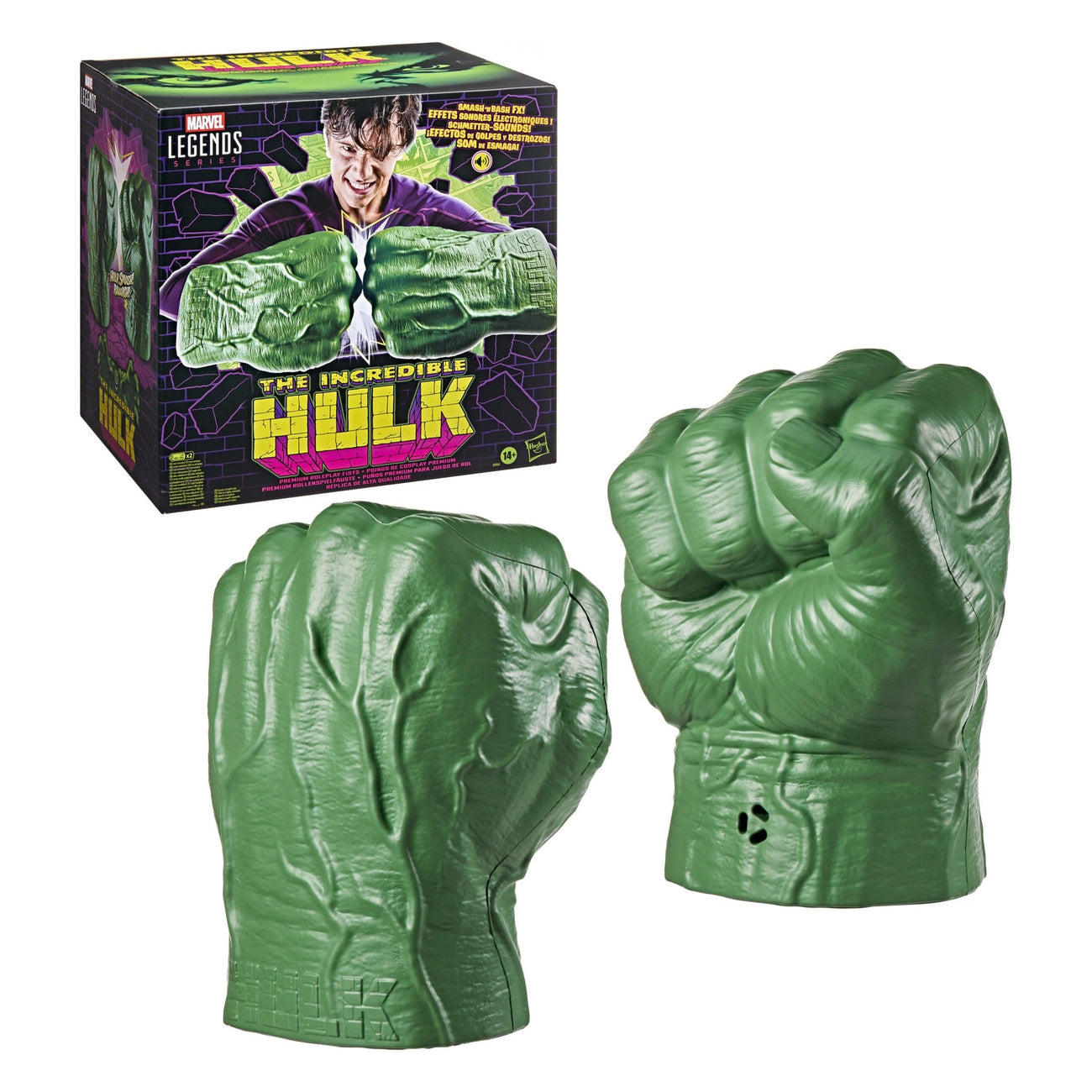 Productafbeelding The Incredible Hulk Marvel Legends Premium Roleplay Vuisten