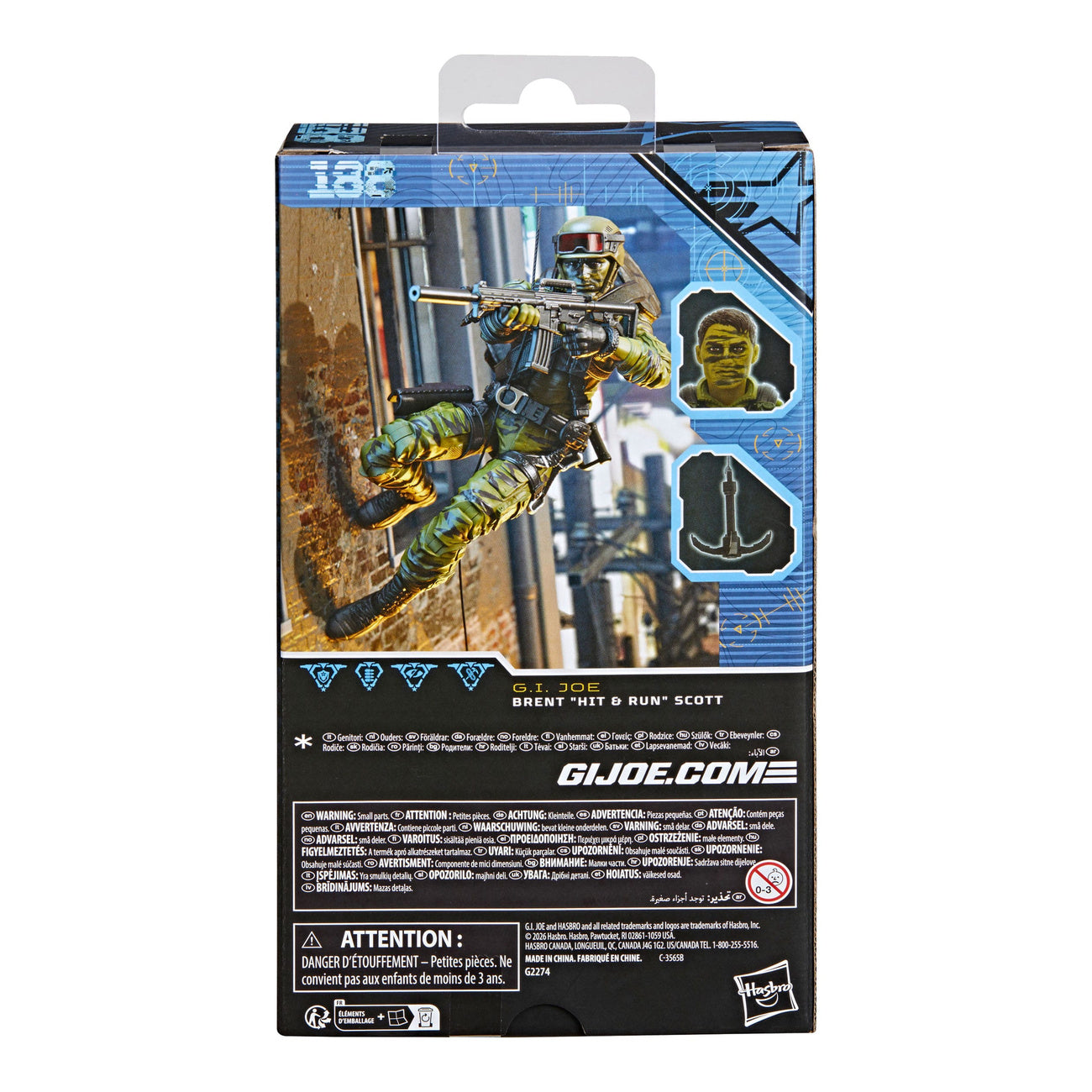 Productafbeelding G.I. Joe Classified Series actiefiguur Brent "Hit & Run"