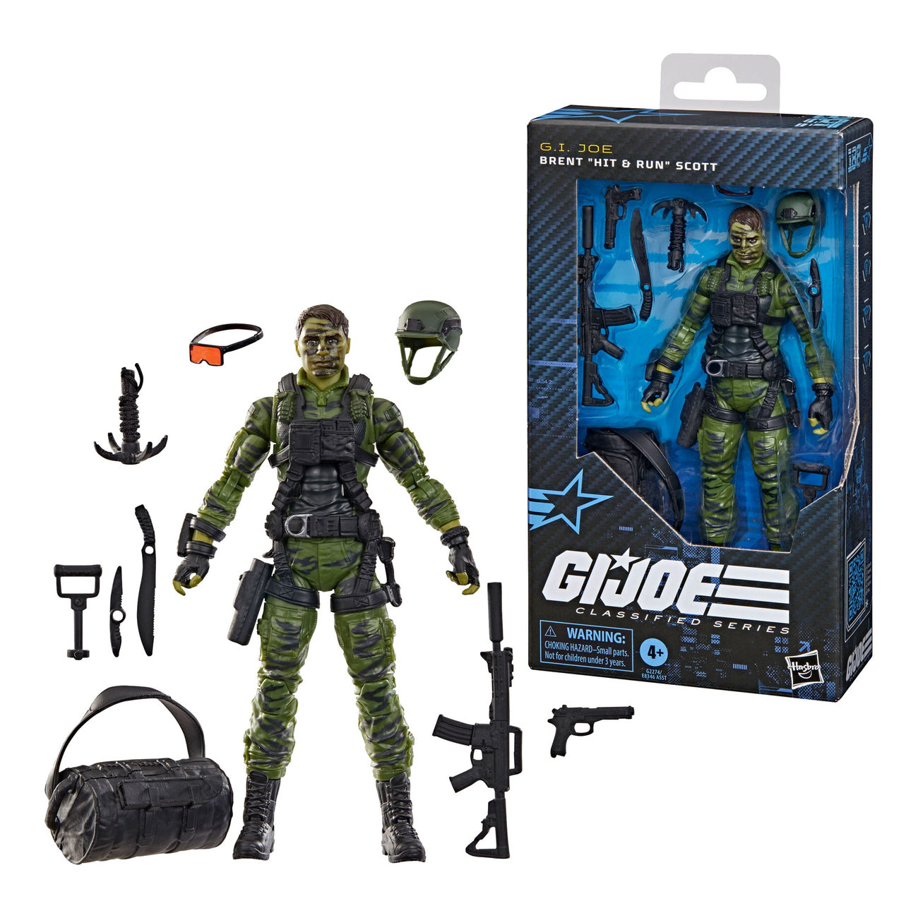 Productafbeelding G.I. Joe Classified Series actiefiguur Brent "Hit & Run"