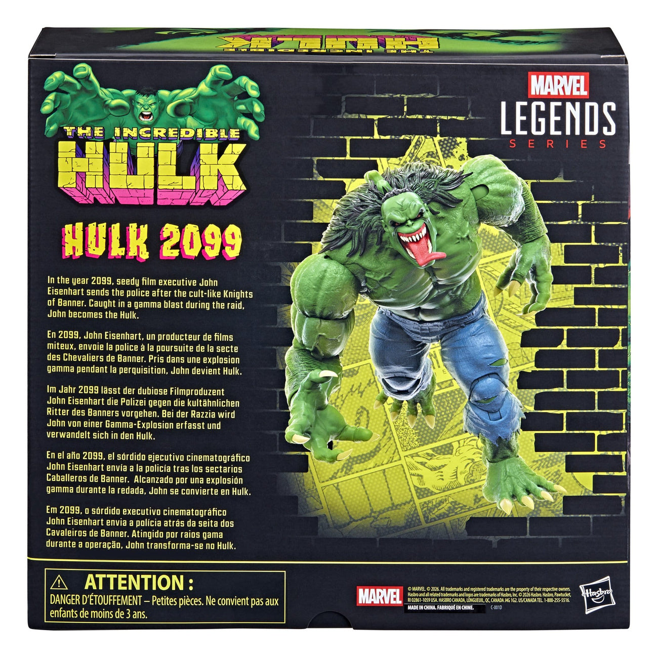 Productafbeelding The Incredible Hulk Marvel Legends Hulk 2099 Actiefiguur 15 cm