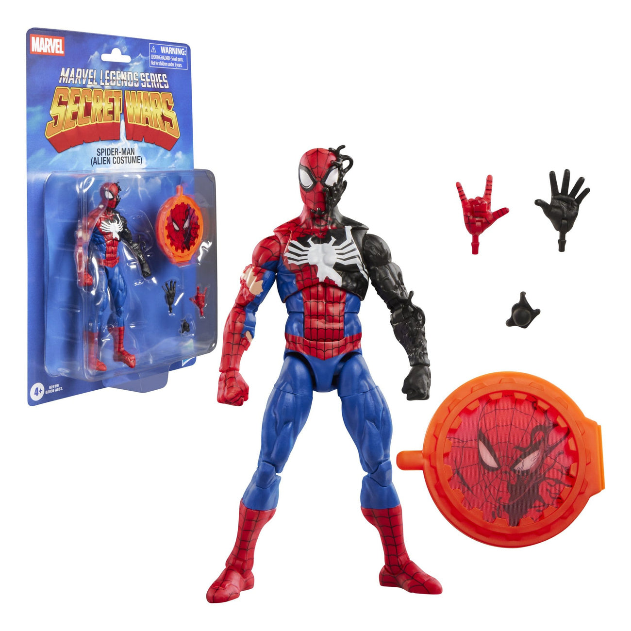 Productafbeelding Secret Wars Marvel Legends Actiefiguur Spider-Man (Alien
