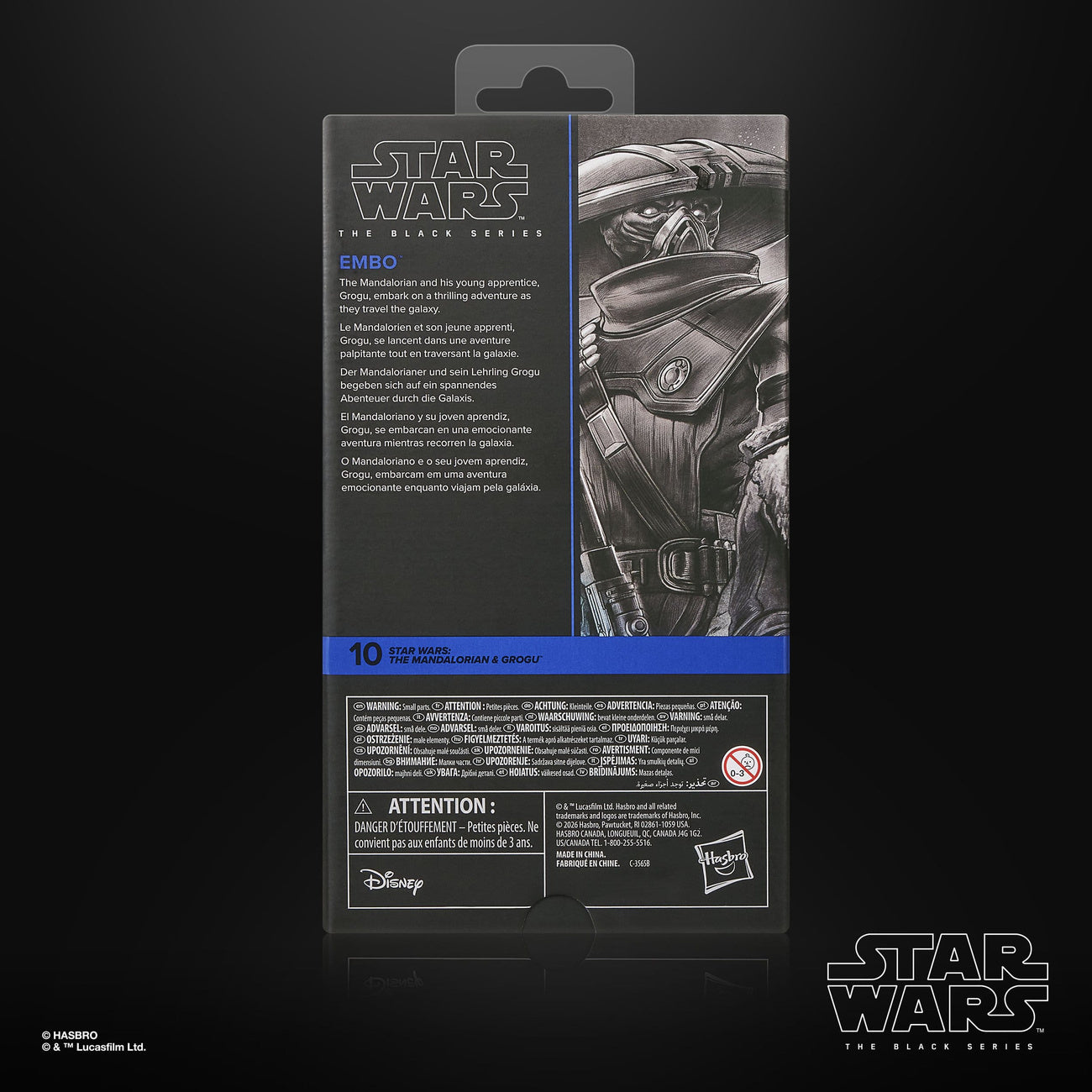 Productafbeelding Star Wars: The Mandalorian & Grogu Black Series actiefiguur