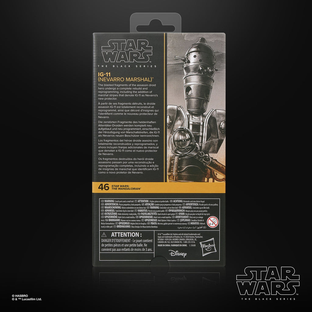 Productafbeelding Star Wars: The Mandalorian Black Series IG-11 Actionfiguur