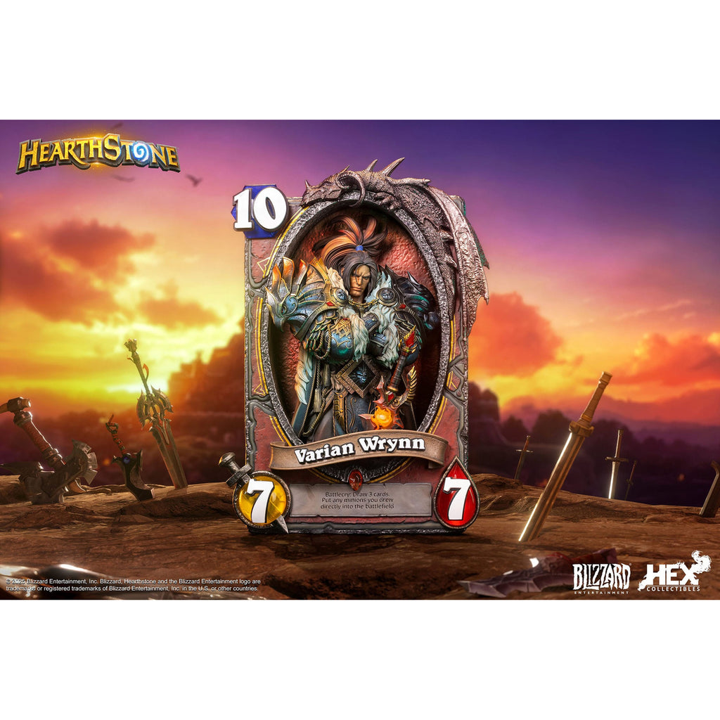 Productafbeelding Hearthstone 3D Art Frame Statue Varian Wrynn 31 cm