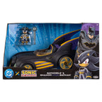 Productafbeelding DC x Sonic - The Hedgehog Shadow actiefiguur met voertuig