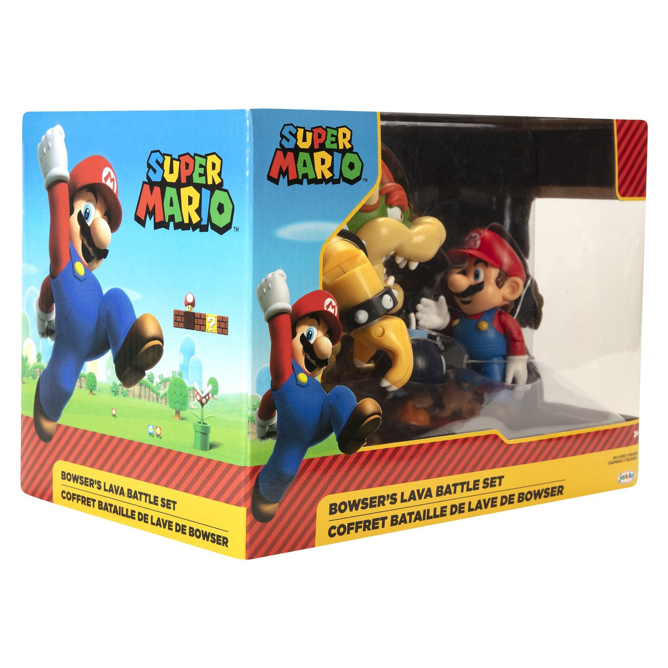 Productafbeelding World of Nintendo Actiefiguren 3-pack Mario vs. Bowser