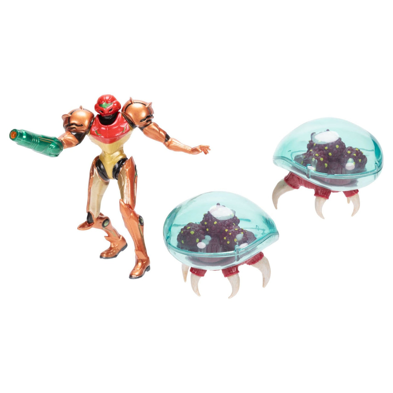 Productafbeelding World of Nintendo Metroid Minifiguren 3-pack Samus Bounty