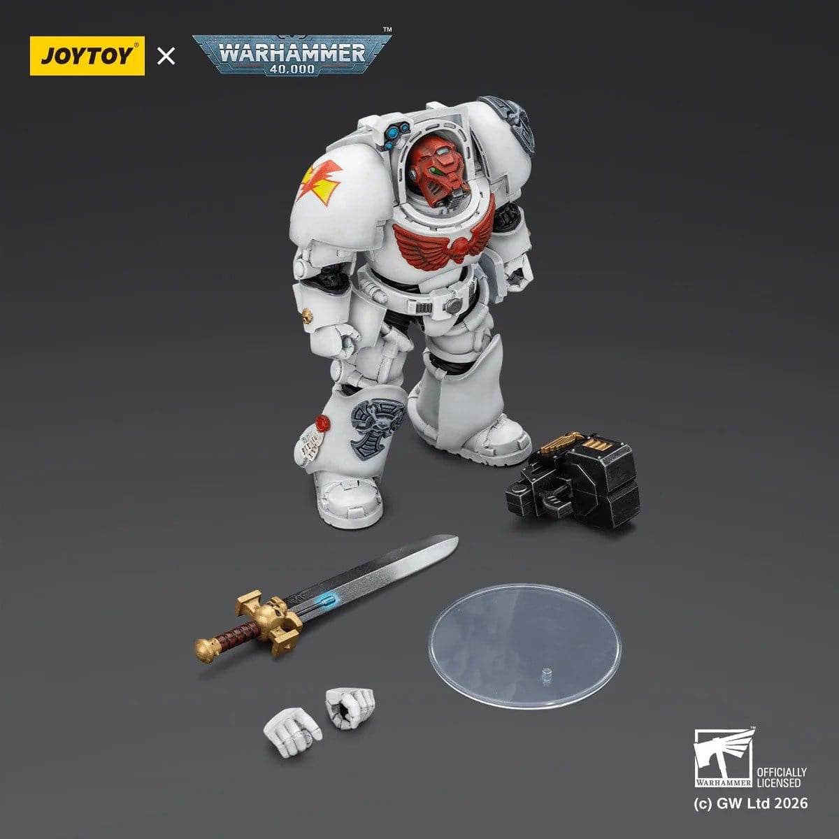 Productafbeelding Warhammer 40,000 White Scars Terminator 1 with actiefiguur