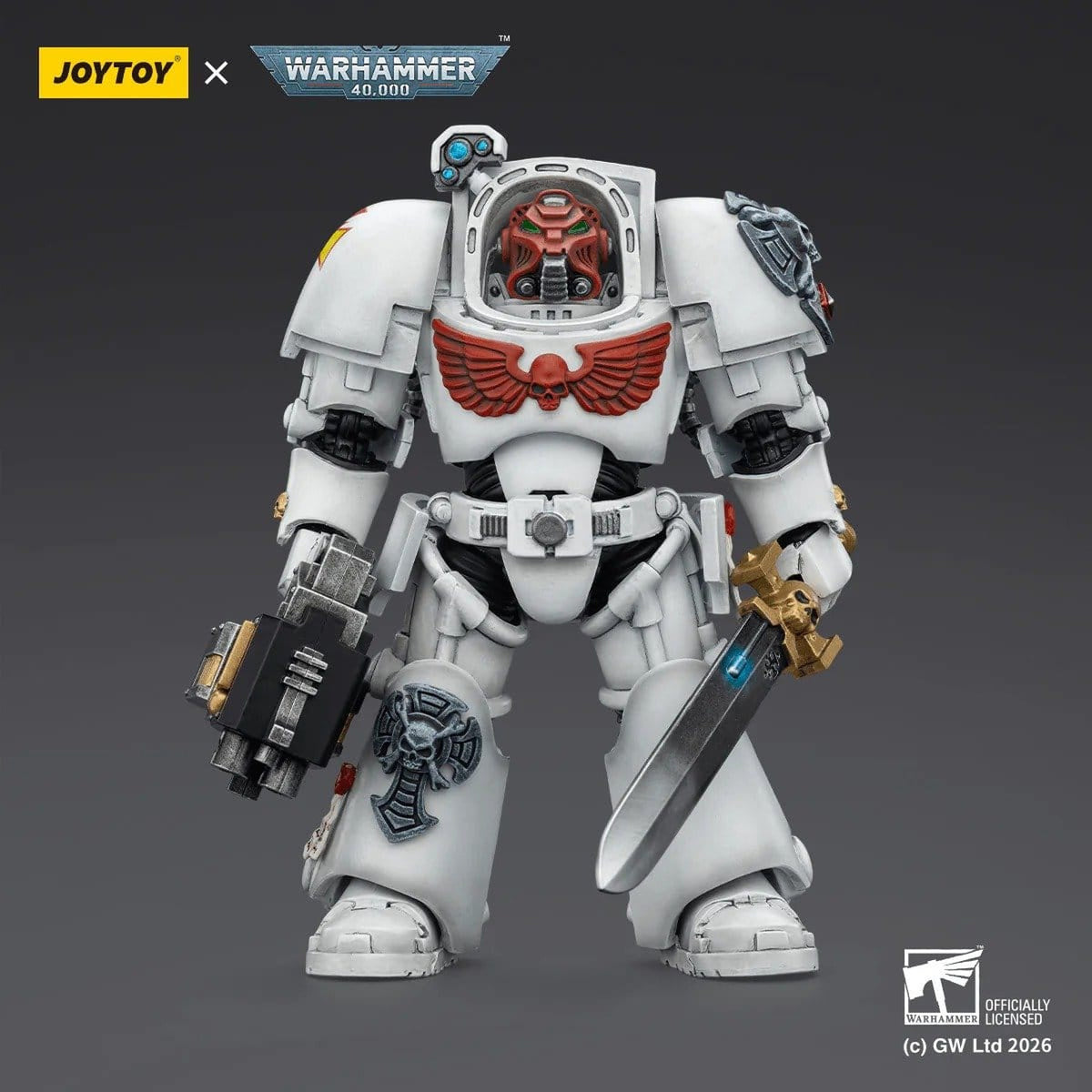 Productafbeelding Warhammer 40,000 White Scars Terminator 1 with actiefiguur