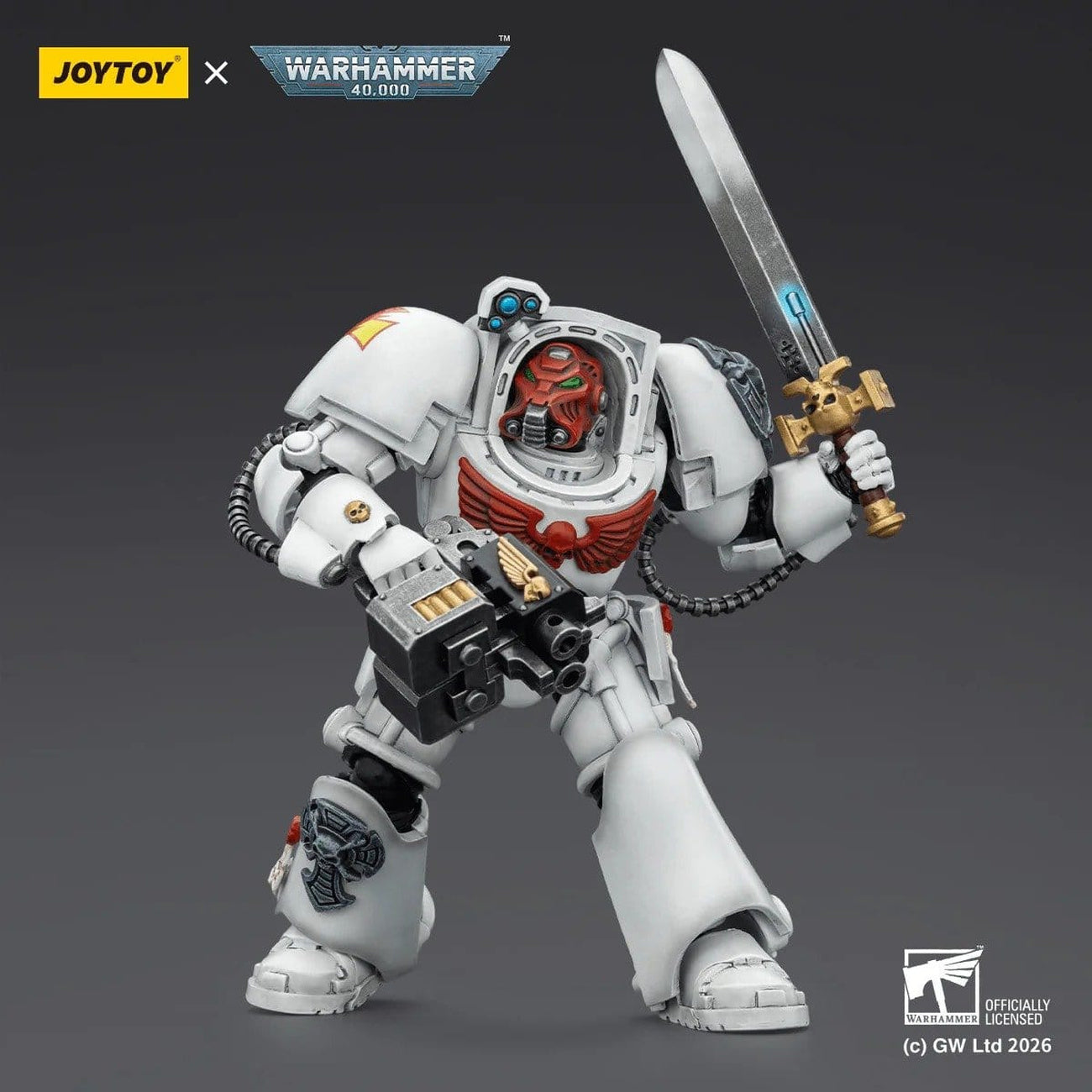 Productafbeelding Warhammer 40,000 White Scars Terminator 1 with actiefiguur