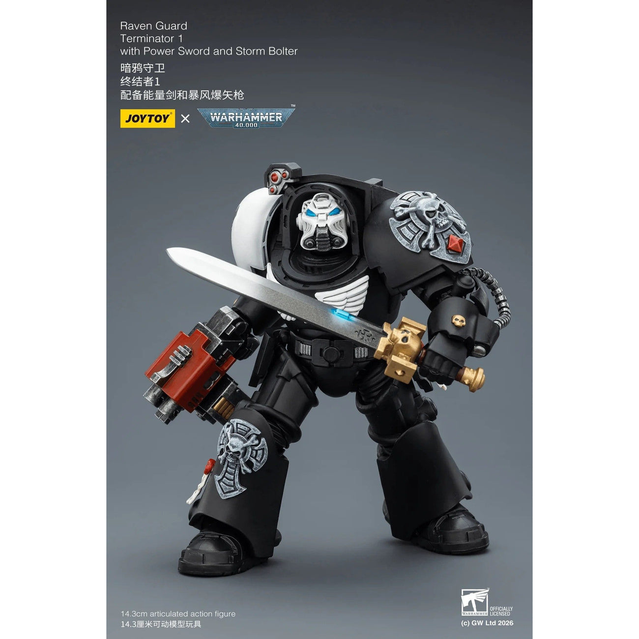 Productafbeelding Warhammer 40,000 Raven Guard Terminator 1 actiefiguur met
