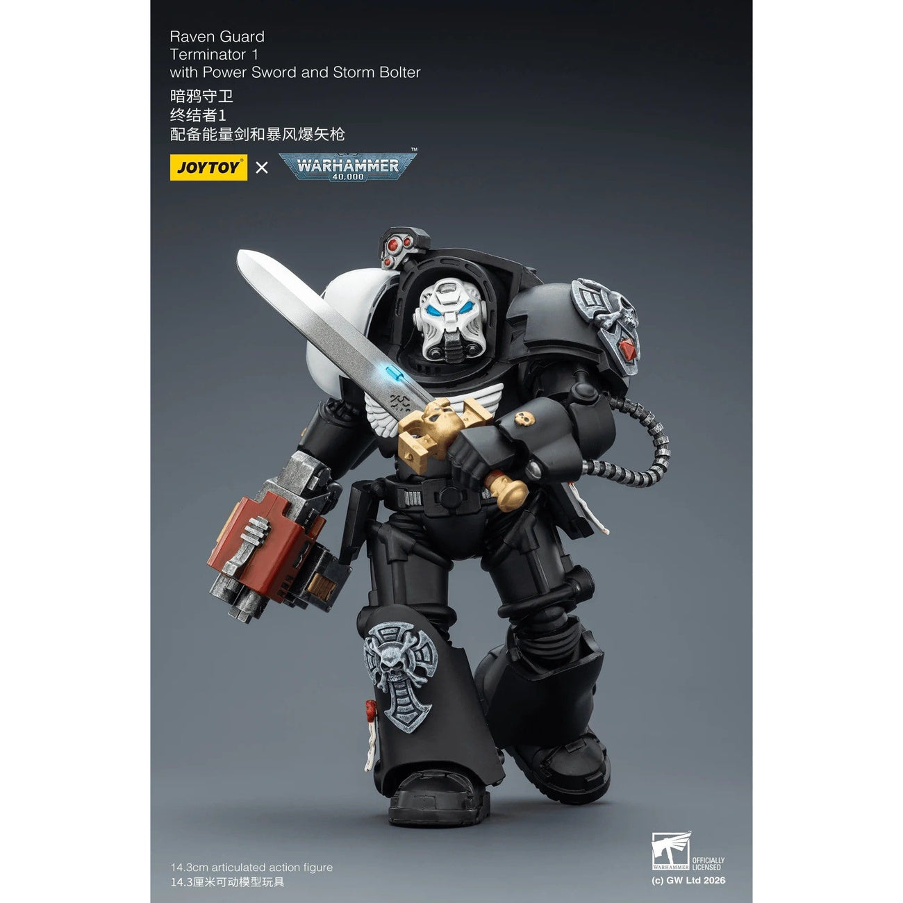 Productafbeelding Warhammer 40,000 Raven Guard Terminator 1 actiefiguur met