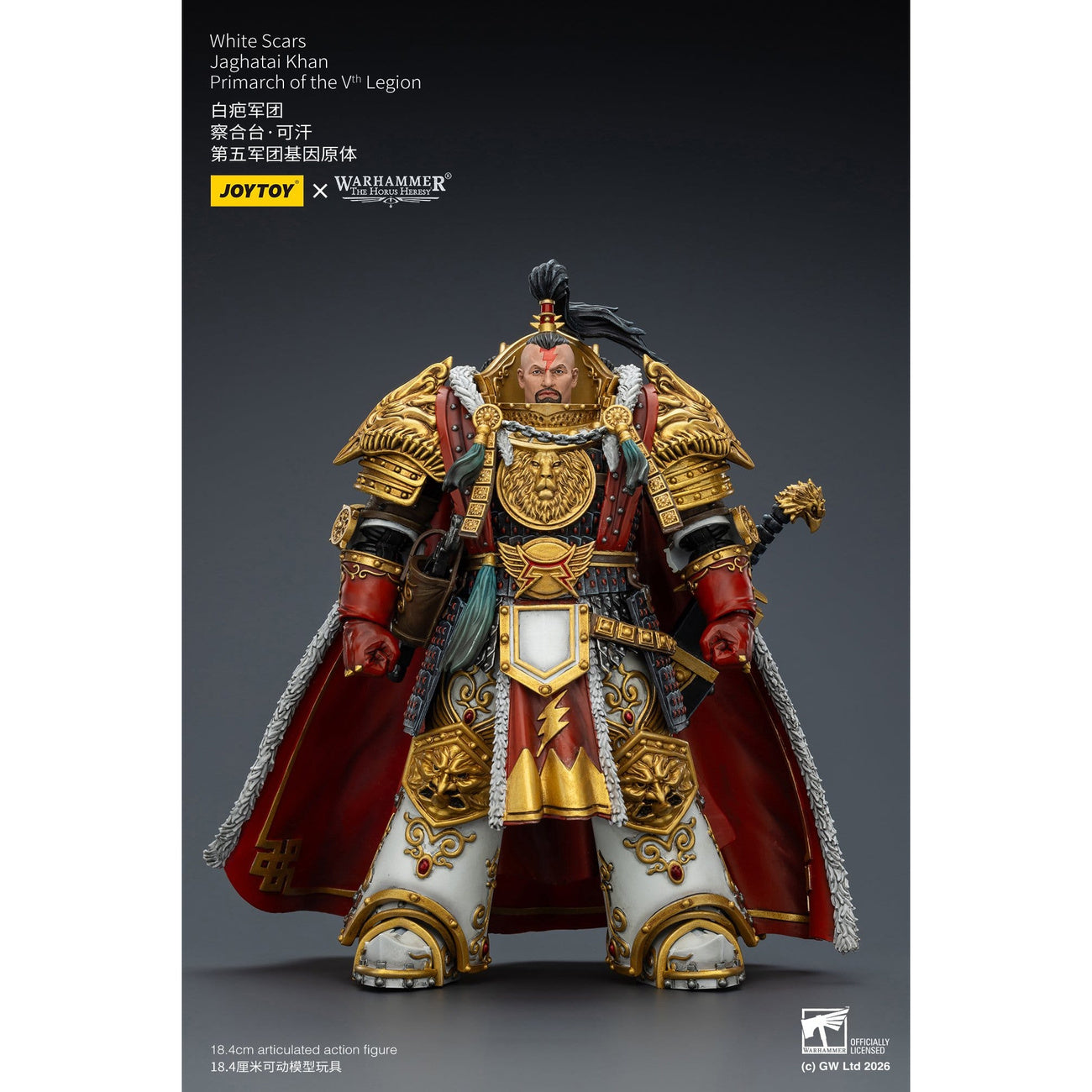Productafbeelding Warhammer The Horus Heresy White Scars Jaghatai actiefiguur