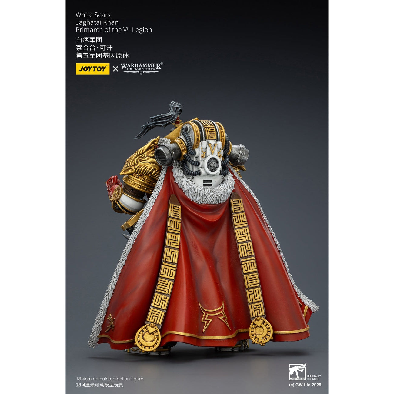 Productafbeelding Warhammer The Horus Heresy White Scars Jaghatai actiefiguur