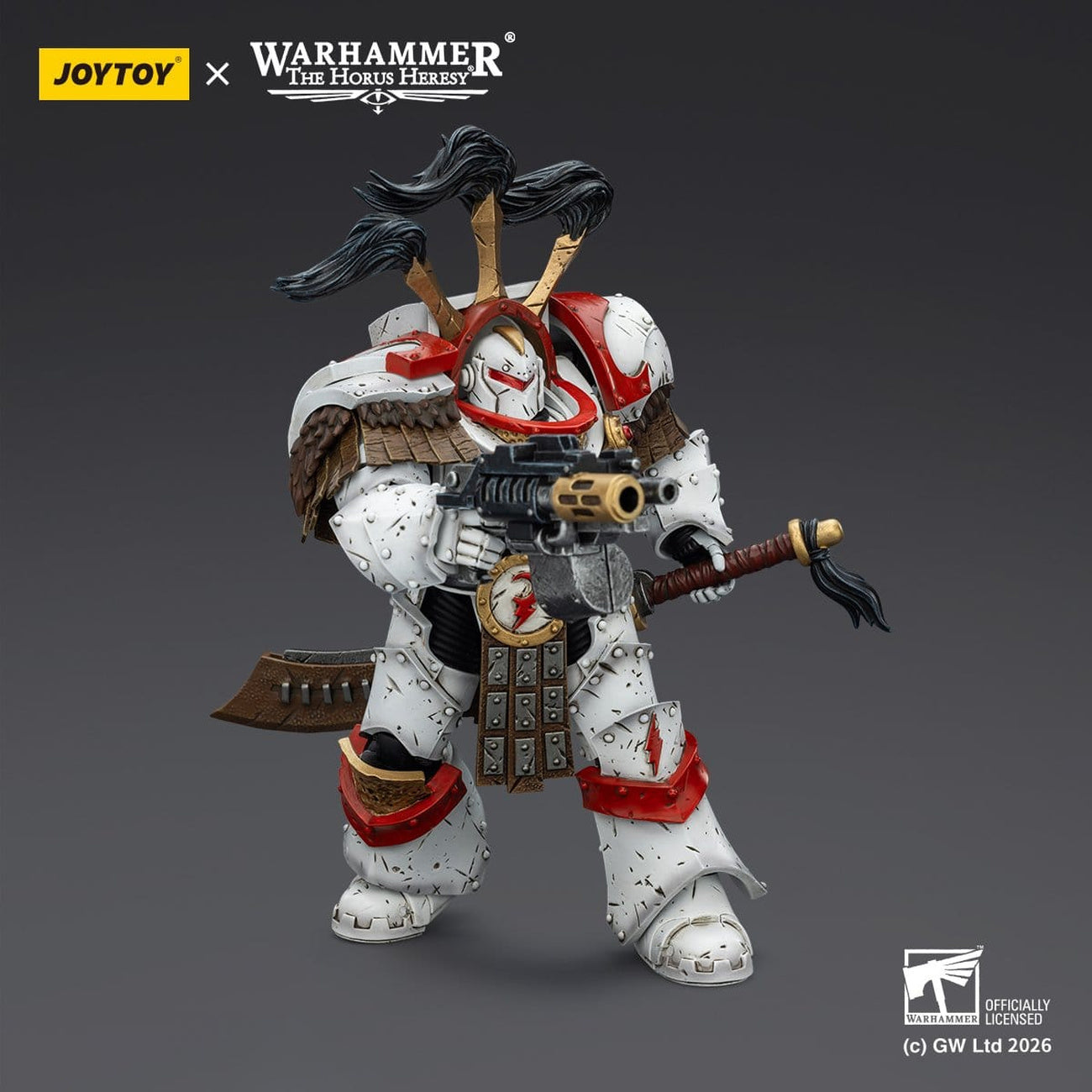 Productafbeelding Warhammer 40.000 White Scars Legion Praetor actiefiguur in