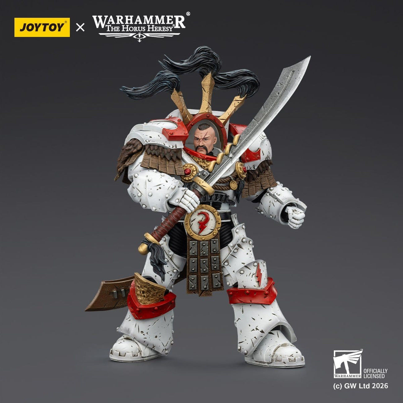 Productafbeelding Warhammer 40.000 White Scars Legion Praetor actiefiguur in