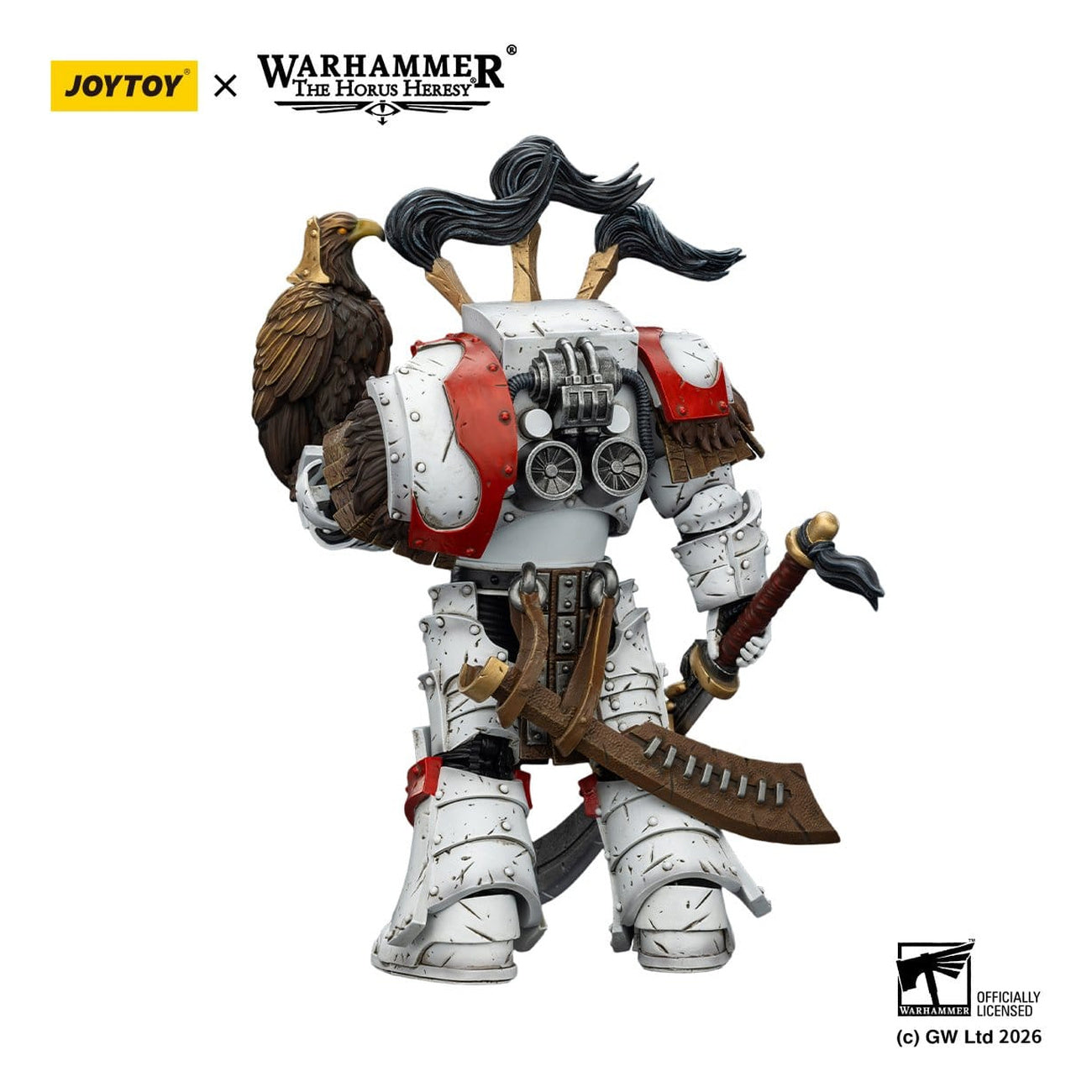 Productafbeelding Warhammer 40.000 White Scars Legion Praetor actiefiguur in