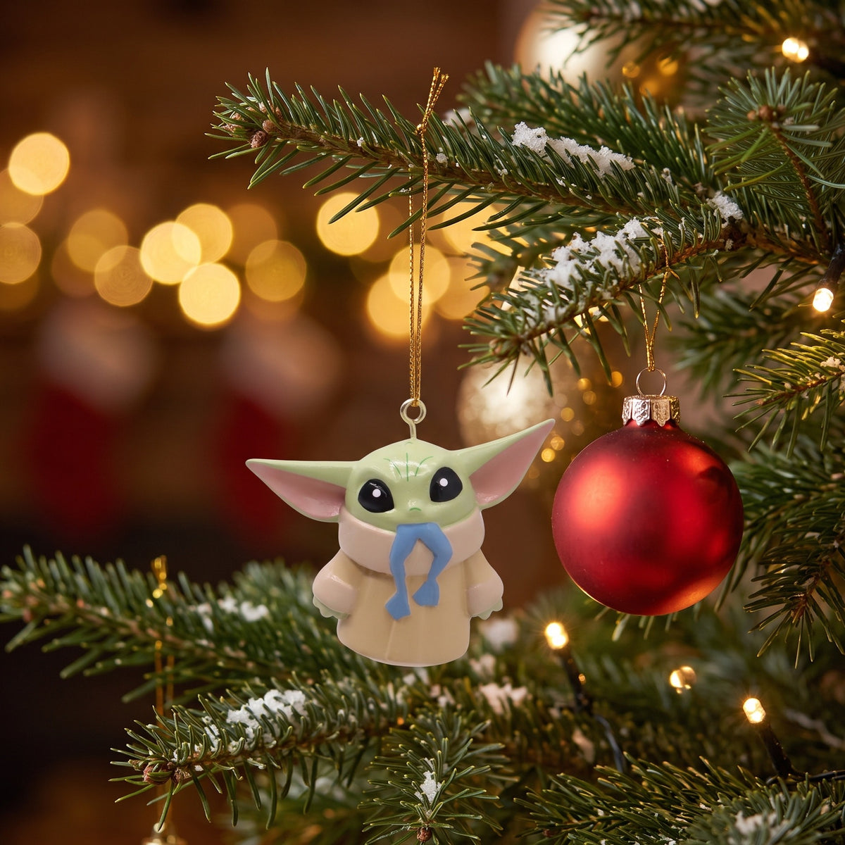 Productafbeelding Grogu Eating kerstboomversiering - Star Wars The Mandalorian