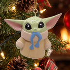 Product image Grogu Eating Christmas Tree Ornament - Star Wars The Mandalorian