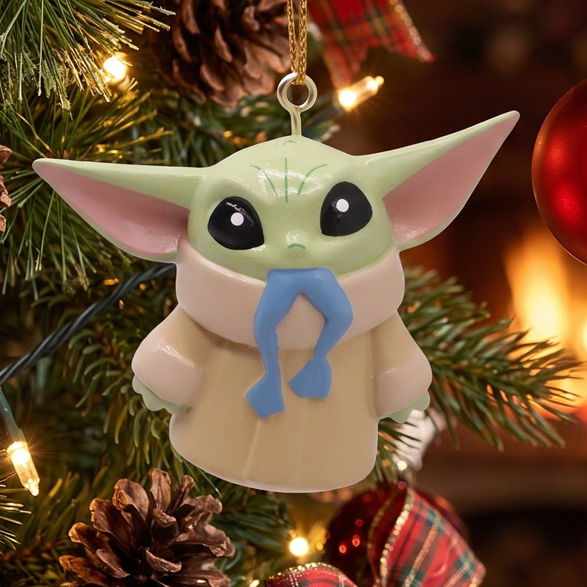 Productafbeelding Grogu Eating kerstboomversiering - Star Wars The Mandalorian