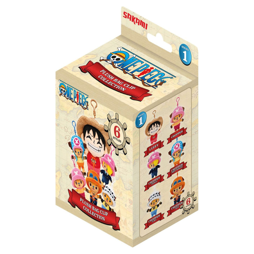 Productafbeelding One Piece pluchen tasclip mystery sleutelhanger