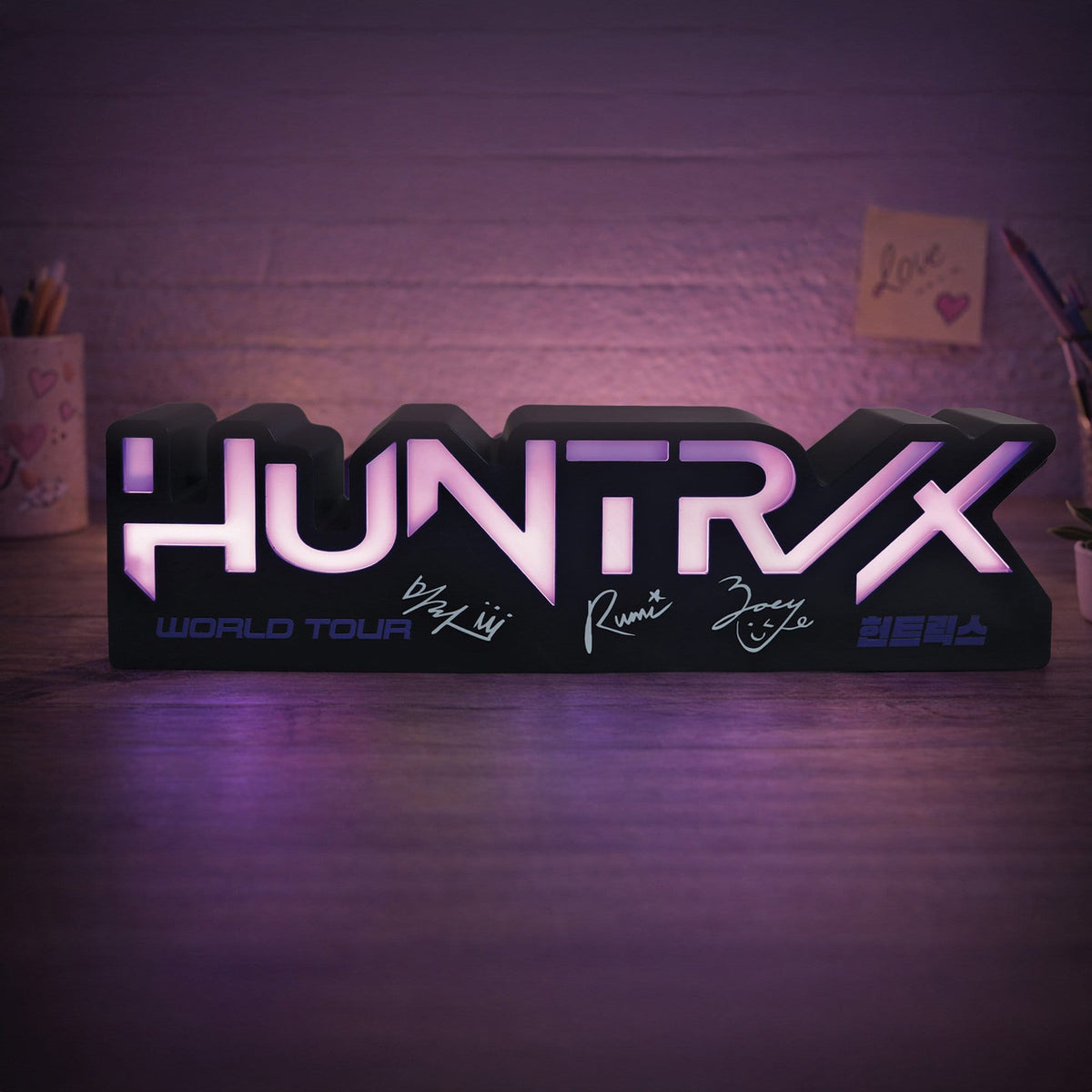 Productafbeelding KPop Demon Hunters lamp Huntr/x-logo