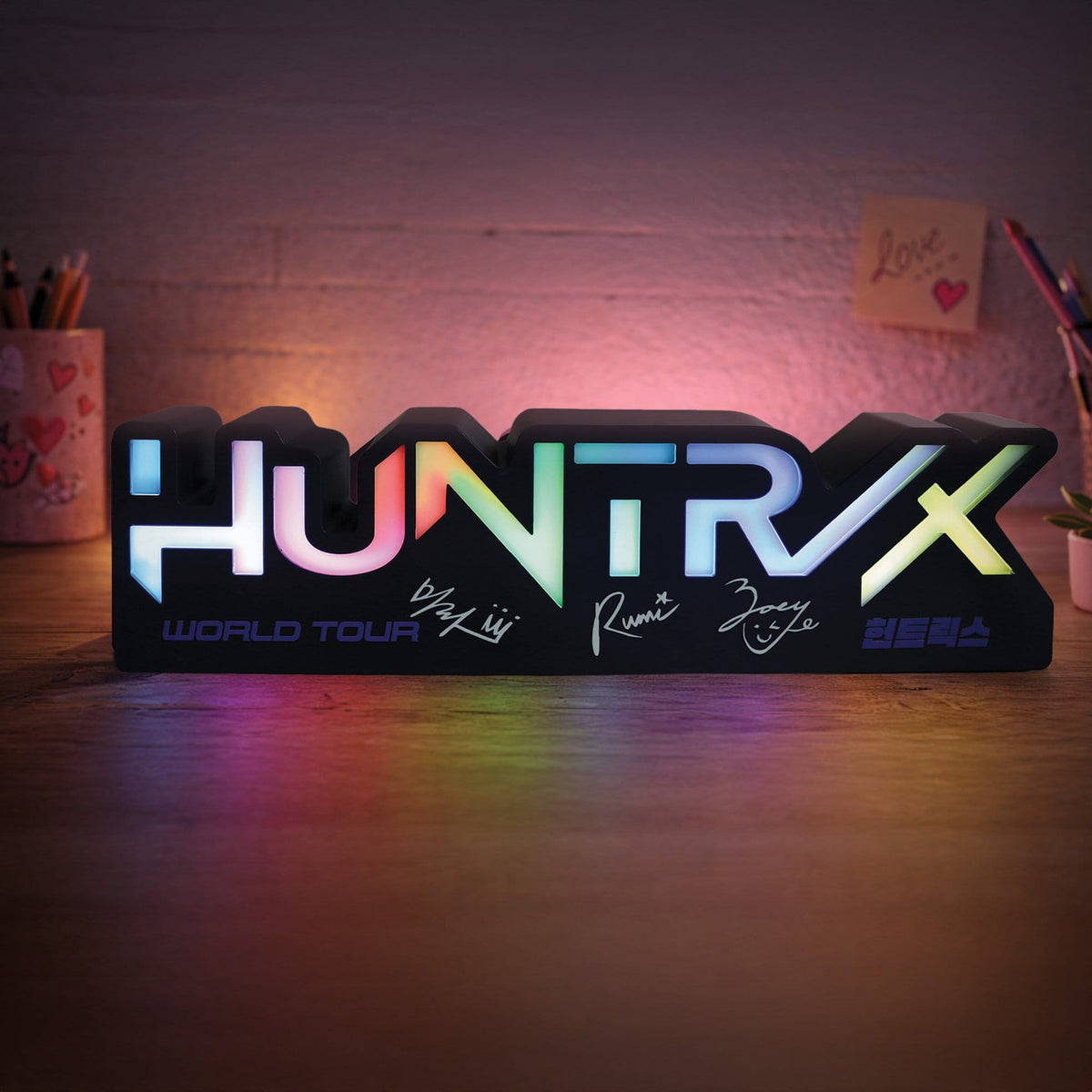 Productafbeelding KPop Demon Hunters lamp Huntr/x-logo