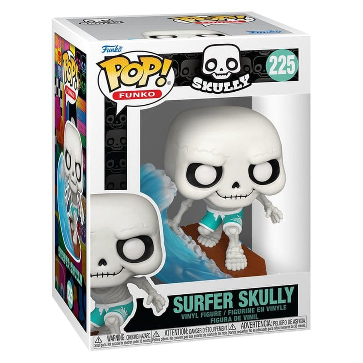 Productafbeelding Funko Legacy POP! Icons vinyl figuur Surfer Skully 9 cm