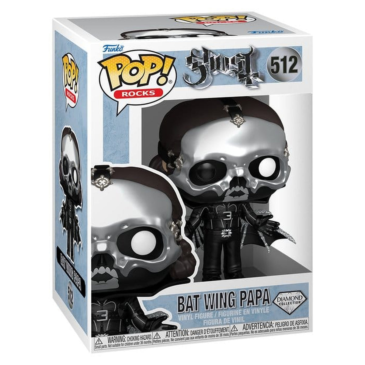 Productafbeelding Ghost POP! Rocks vinyl figuur Glam Dracula (DGLT) 9 cm