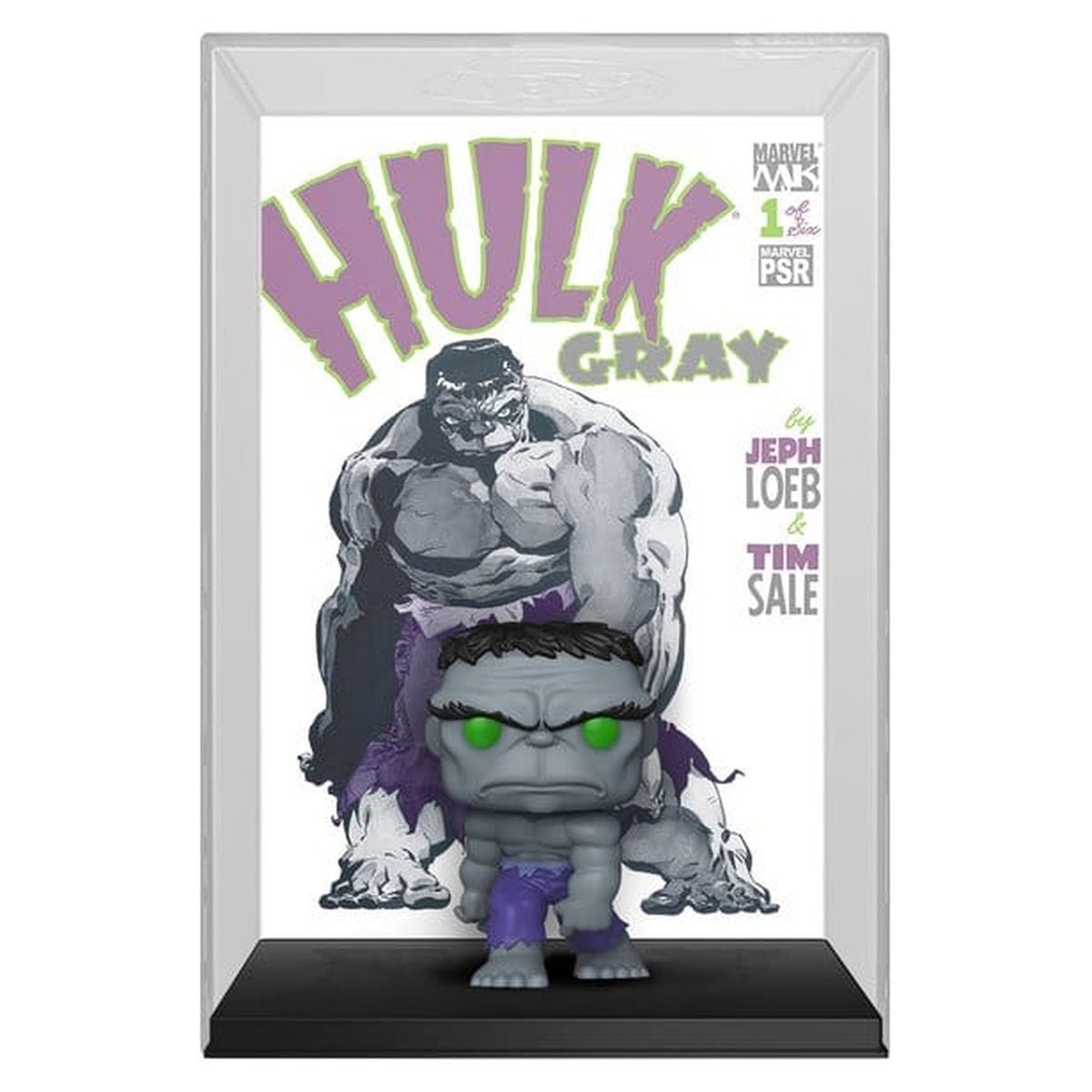 Productafbeelding Marvel POP! Comic Covers vinylfiguur Gray Hulk 9 cm