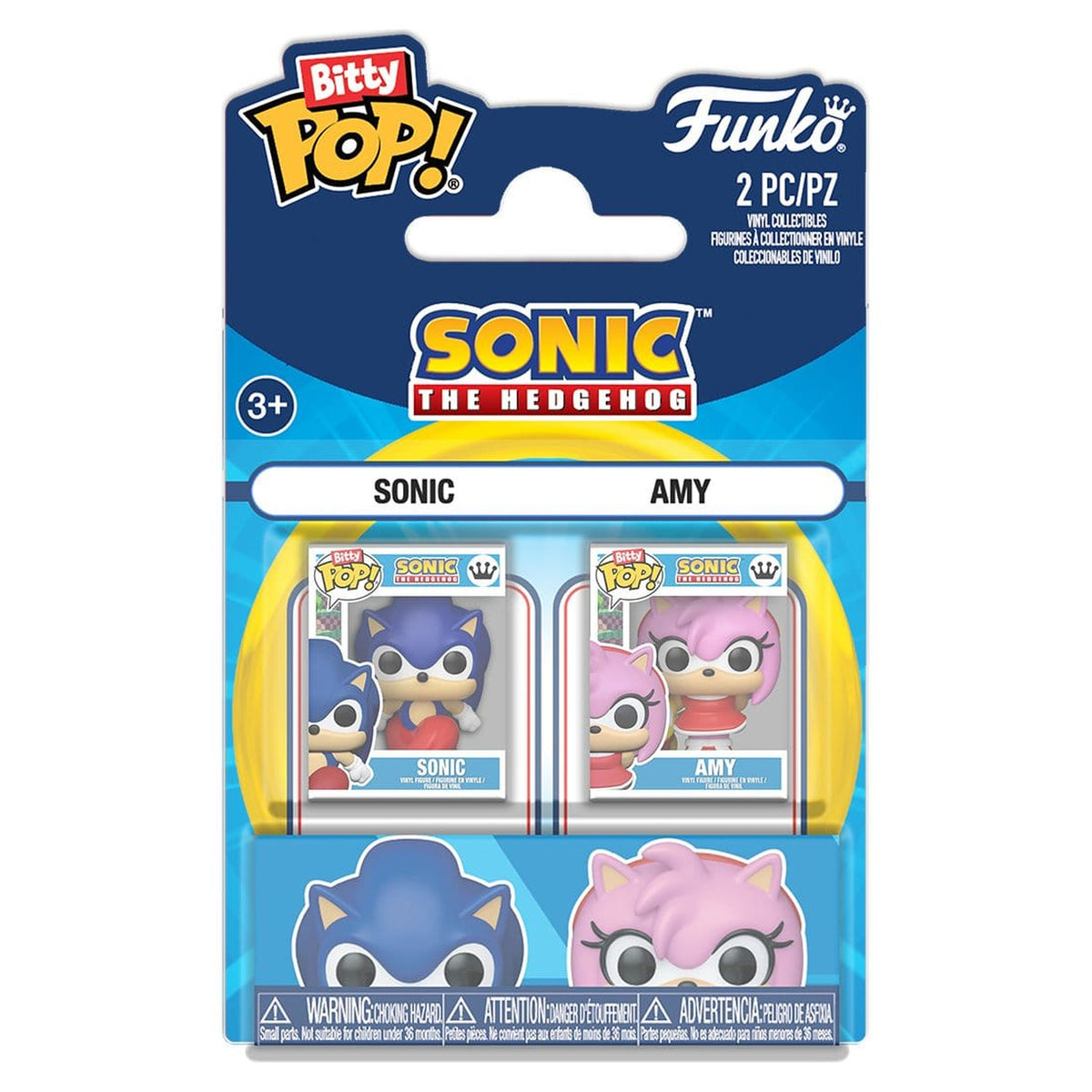 Productafbeelding Sonic the Hedgehog Bitty POP! Vinyl Figuren 2-pack Sonic