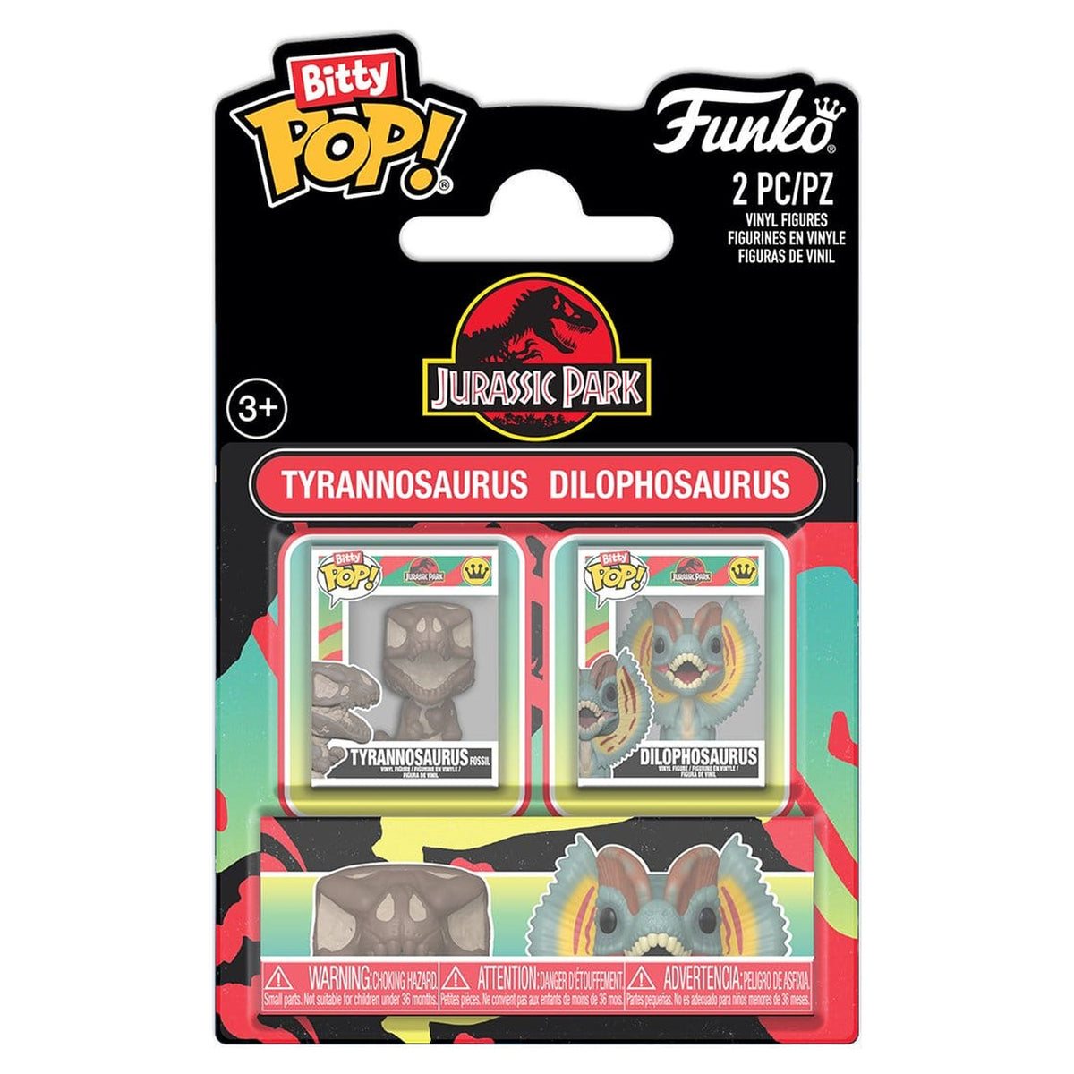 Productafbeelding Jurassic Park Bitty POP! Vinyl Figuren 2-Pack