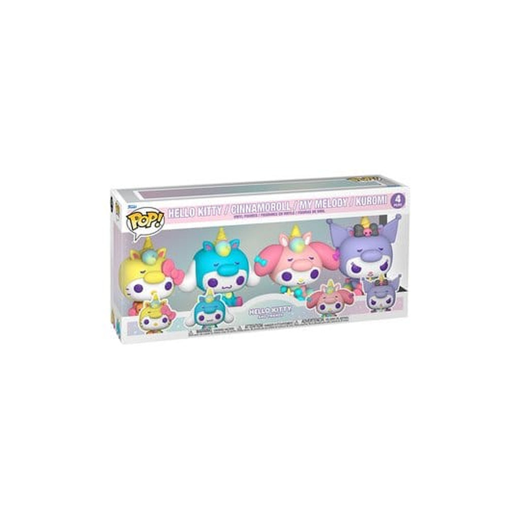 Productafbeelding Sanrio POP! Vinyl Figuren 4-Pack Hello Kitty Eenhoorn Outfit