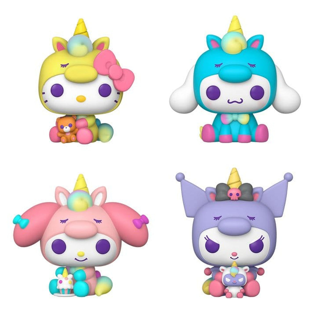 Productafbeelding Sanrio POP! Vinyl Figuren 4-Pack Hello Kitty Eenhoorn Outfit