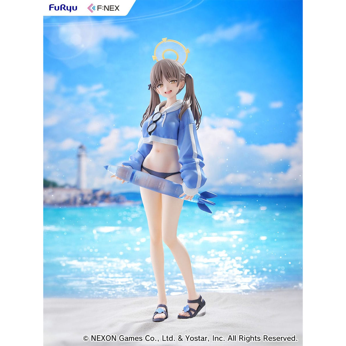 Productafbeelding Blue Archive F:Nex PVC-figuur 1/7 Moe (badpak) 27 cm