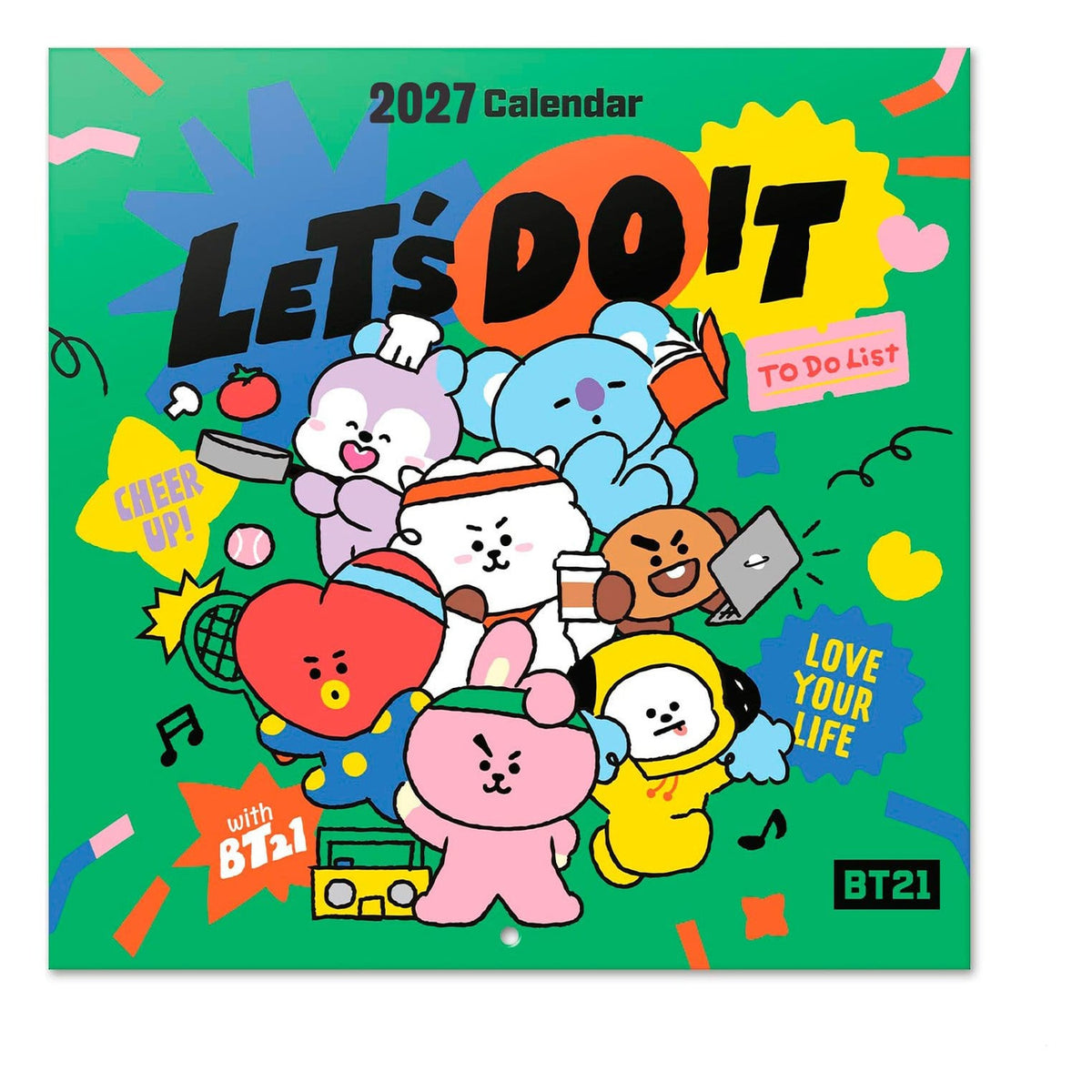 Produktbild BT21 Wandkalender 2027 30 x 30 cm
