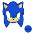 Produktbild Sonic Dekokissen Sonic Kopf 36 cm