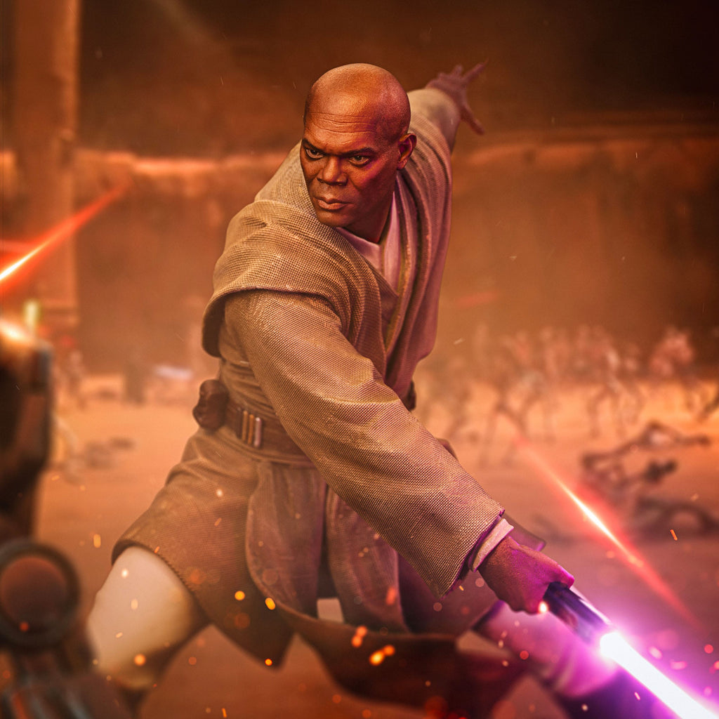 Produktbild Star Wars Art Scale Statue 1/10 Mace Windu 18 cm