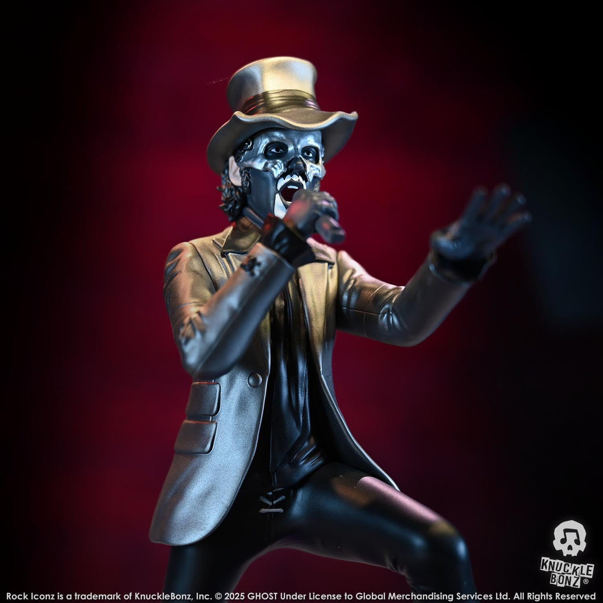 Produktbild Ghost Rock Iconz Statue Papa V Perpetua Top Hat 22 cm