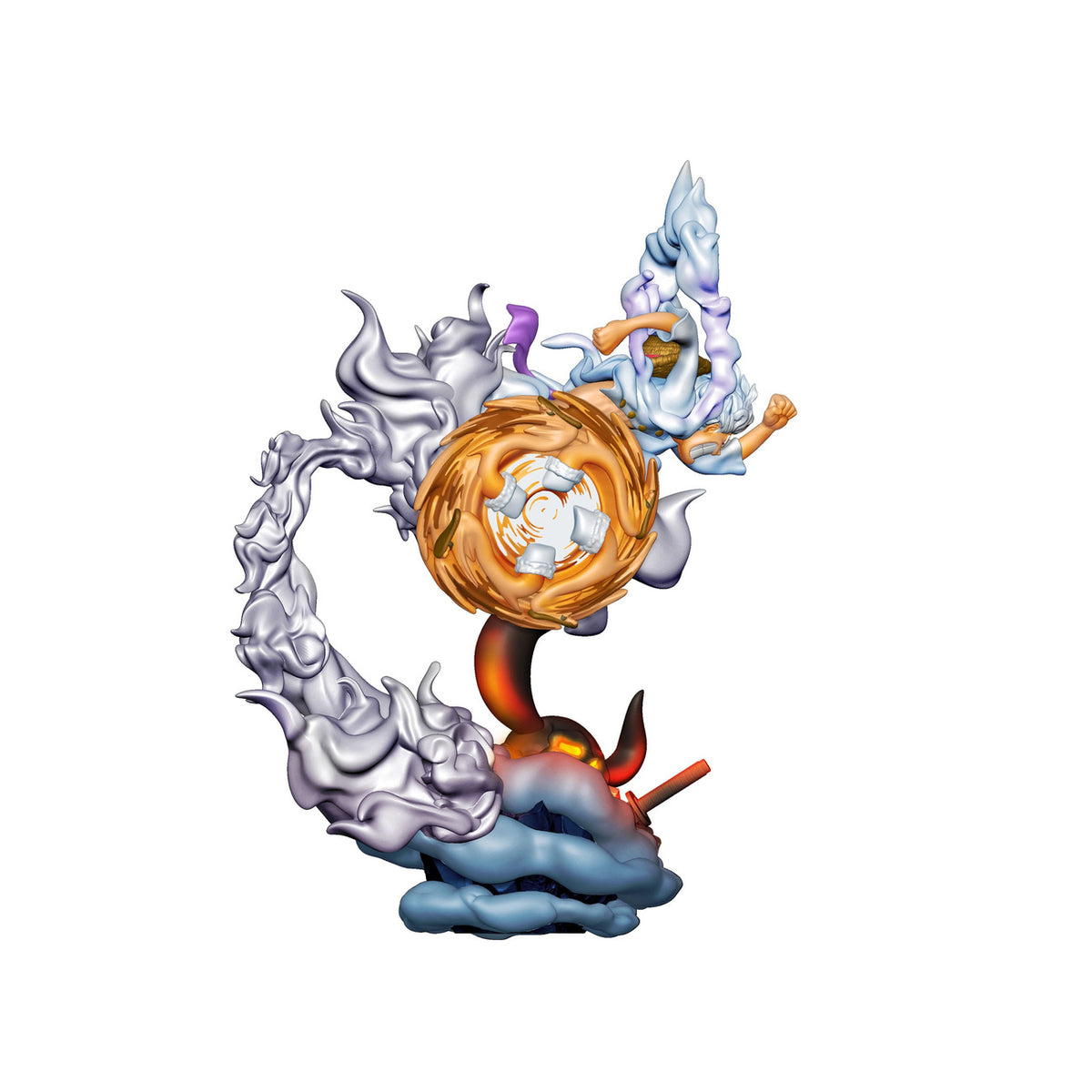 Produktbild One Piece Petitrama PVC Mini-Statue Logbox Re Birth Gear