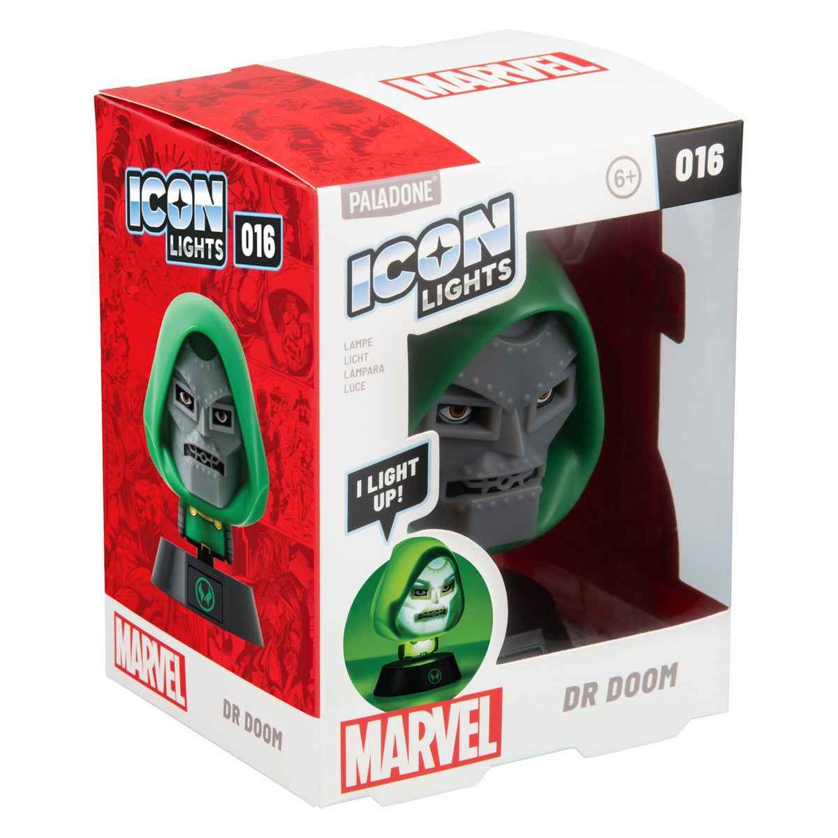 Produktbild Marvel Universe Icon Leuchte Dr Doom 11 cm