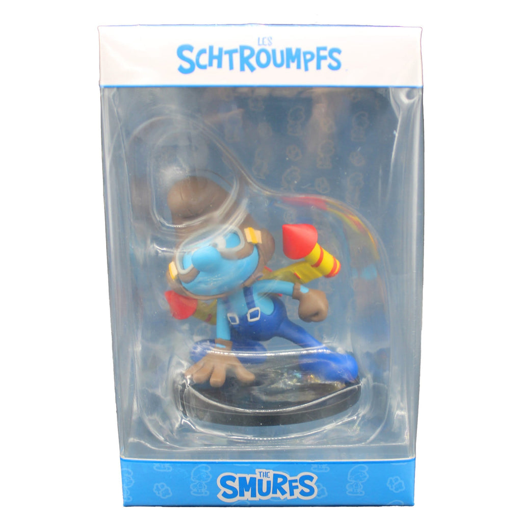 Produktbild Die Schlümpfe Statue Raketenrucksack-Schlumpf 10 cm