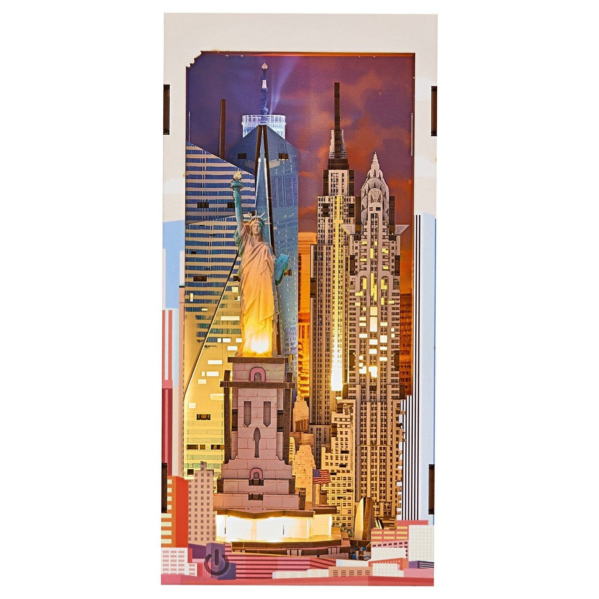 Produktbild Revell Tiny Adventures Book Nook Mini-Diorama New York 18 cm