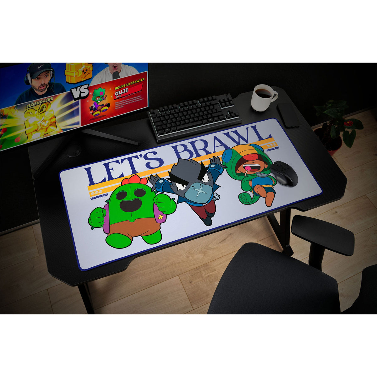 Produktbild Brawl Stars XXL Schreibtischunterlage Let's Brawl