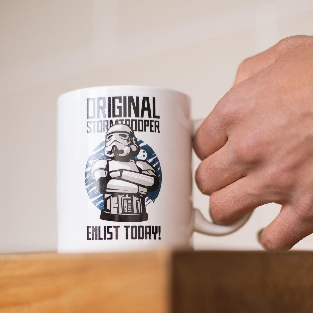 Produktbild Original Stormtrooper Tasse Enlist Today White