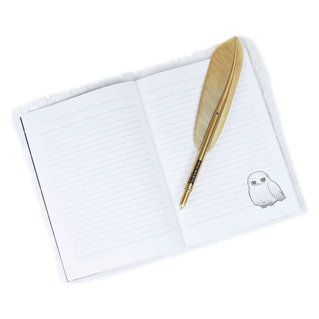 Produktbild Harry Potter Plüsch Notizbuch Set mit Stift Hedwig Magical