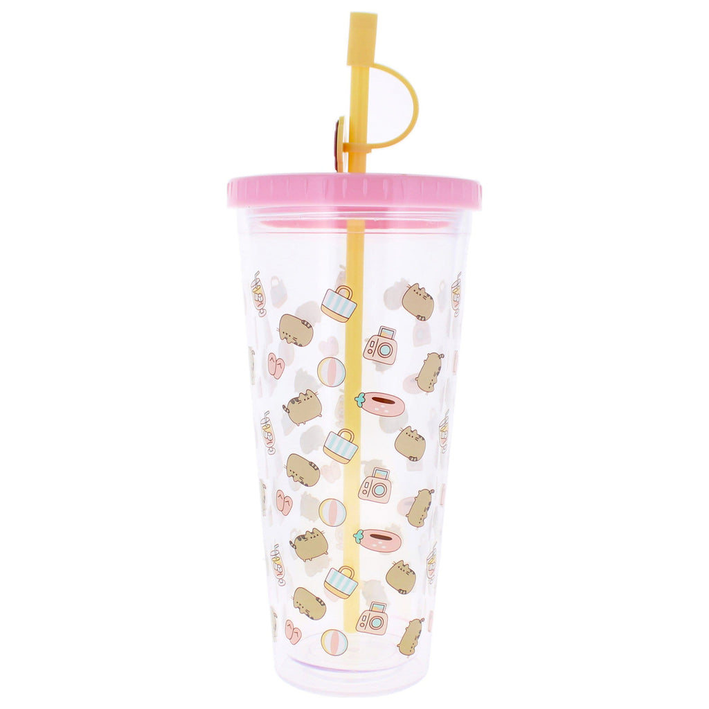 Produktbild Pusheen Becher mit Strohhalm 700 ml