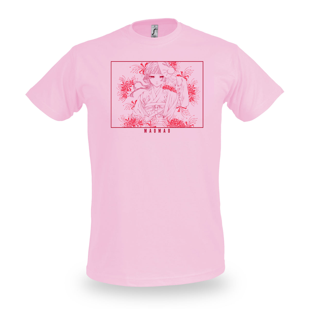 Productafbeelding Maomao Flowers T-shirt voor fans van The Apothecary Diaries